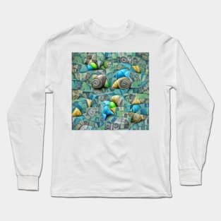 Shell Abstract Long Sleeve T-Shirt